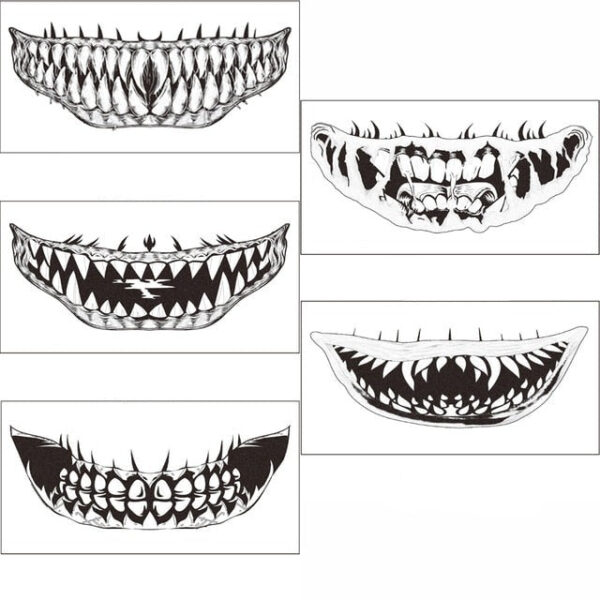 Halloween Prank Makeup Temporary Tattoo