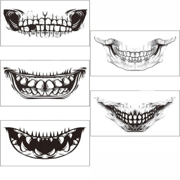 Halloween Prank Makeup Temporary Tattoo