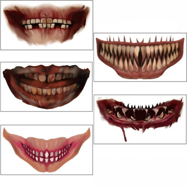 Halloween Prank Makeup Temporary Tattoo