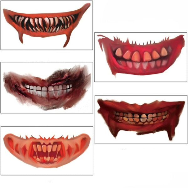 Halloween Prank Makeup Temporary Tattoo